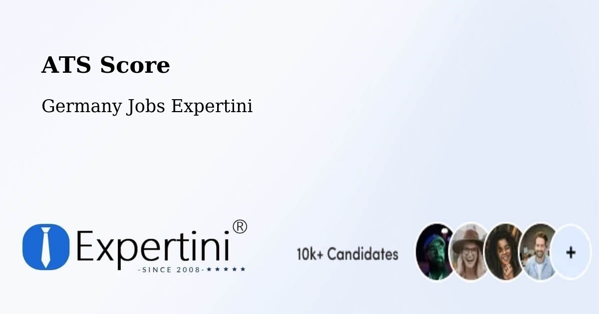 Resume ATS Score & Job Description Match Tool – Renchen - Germany Jobs Expertini