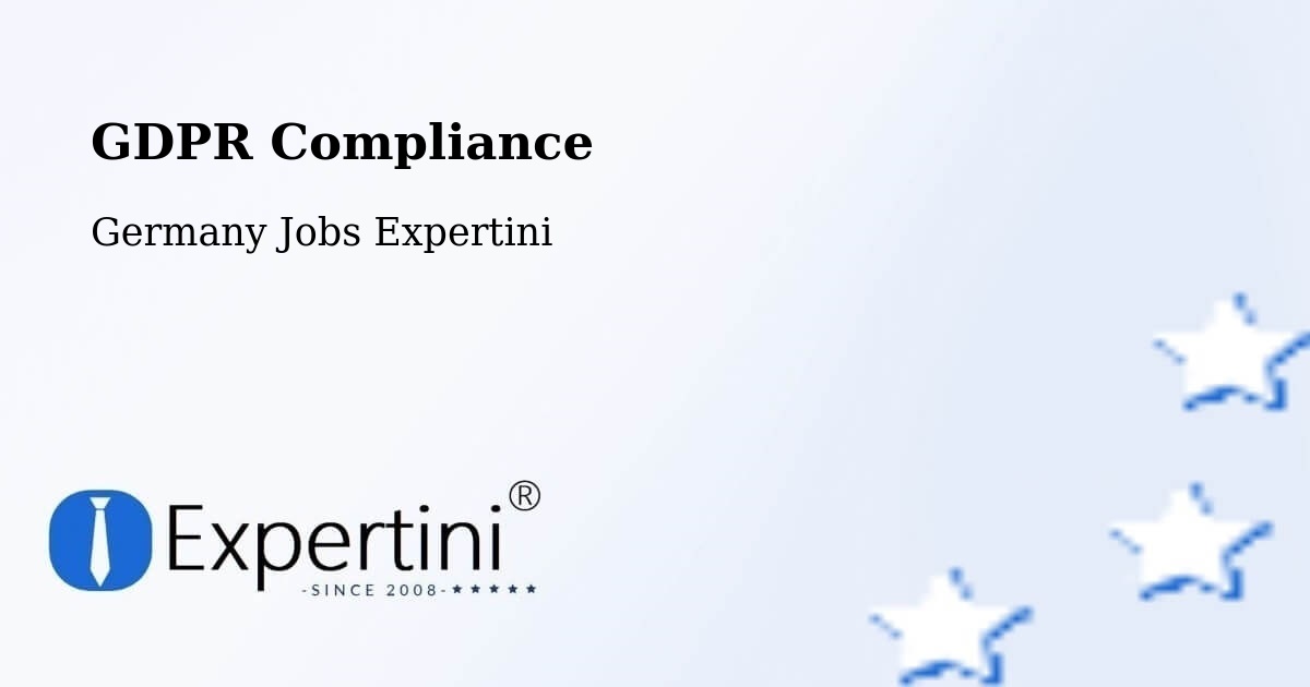 EU GDPR Compliance Statement – Renchen - Germany Jobs Expertini